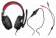 Наушники с микрофоном Оклик HS-L320G Phoenix черный/красный 1.9м мониторные оголовье (359482) от магазина РЭССИ