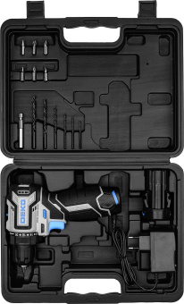 Дрель-шуруповерт Deko Loner 12V PRO аккум. патрон:быстрозажимной (кейс в комплекте) (085-1011) от магазина РЭССИ