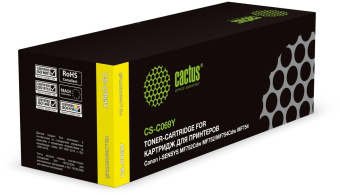 Картридж лазерный Cactus CS-C069Y 069 желтый (1900стр.) для Canon i-SENSYS MF752Cdw MF752/MF754Cdw MF754 от магазина РЭССИ