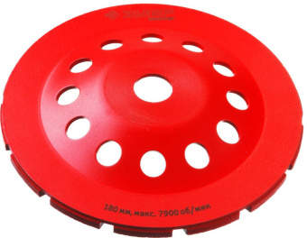 Чашка по бет. Зубр 33376-180 d=180мм d(посад.)=22.2мм (угловые шлифмашины) от магазина РЭССИ