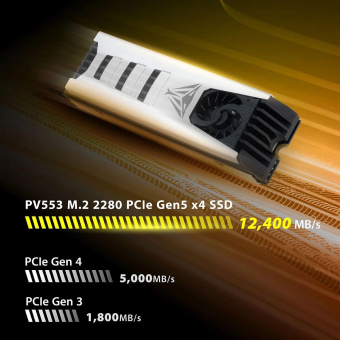 Накопитель SSD Patriot PCIe 5.0 x4 4TB PV553P4TBM28H PV553 M.2 2280 от магазина РЭССИ