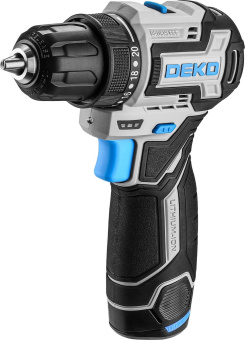 Дрель-шуруповерт Deko Loner 12V PRO аккум. патрон:быстрозажимной (кейс в комплекте) (085-1011) от магазина РЭССИ