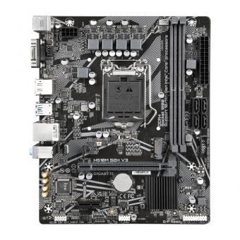 Материнская плата Gigabyte H510M S2H V3 2.0 Soc-1200 Intel Q470 2xDDR4 mATX AC`97 8ch(7.1) GbLAN+VGA+HDMI+DP от магазина РЭССИ