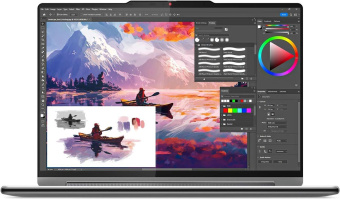 Ноутбук Lenovo Yoga 9 14IMH9 Core Ultra 7 155H 32Gb SSD1Tb Intel Arc 14" OLED Touch 4K (3840x2400) Windows 11 Home grey WiFi BT Cam Bag (83AC005ERK) от магазина РЭССИ