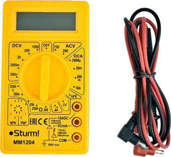 Мультиметр Sturm! MM1204 от магазина РЭССИ