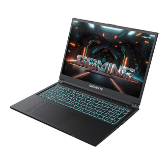 Ноутбук Gigabyte G6 Core i7 12650H 16Gb SSD512Gb NVIDIA GeForce RTX4060 8Gb 16" IPS FHD+ (1920x1200) Windows 11 Home black WiFi BT Cam (KF-G3KZ853SH) от магазина РЭССИ