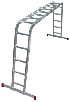 Шарнирная стремянка-трансформер универсальная Krause 5+4+4+5 085078 от магазина РЭССИ