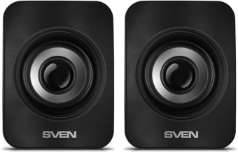 Колонки Sven 130 2.0 черный 6Вт портативные от магазина РЭССИ