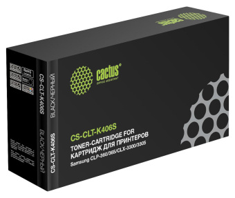 Картридж лазерный Cactus CS-CLT-K406S CLT-K406S черный (1500стр.) для Samsung CLP-360/365/CLX-3300/3305 от магазина РЭССИ
