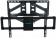 Картинка Кронштейн для телевизора Kromax ATLANTIS-70 черный 32"-75" макс.101кг настенный поворотно-выдвижной и наклонный от магазина РЭССИ Кронштейн для телевизора Kromax ATLANTIS-70 черный 32"-75" макс.101кг настенный поворотно-выдвижной и наклонный от магазина РЭССИ