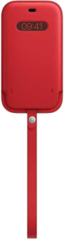 Чехол (футляр) Apple для Apple iPhone 12/12 Pro Leather Sleeve with MagSafe красный (MHYE3ZE/A) от магазина РЭССИ