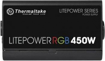 Блок питания Thermaltake ATX 450W Litepower RGB 450 (24+4+4pin) APFC PPFC 120mm fan color LED 4xSATA RTL от магазина РЭССИ