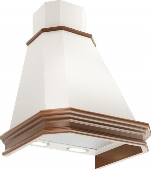 Вытяжка каминная Elikor Пергола 60П-650-П3Л бежевый/дуб коричневый управление: ползунковое (1 мотор) от магазина РЭССИ