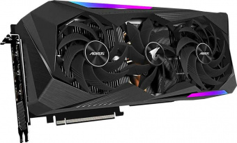 Видеокарта Gigabyte PCI-E 4.0 GV-N307TAORUS M-8GD NVIDIA GeForce RTX 3070TI 8192Mb 256 GDDR6X 1875/19000 HDMIx3 DPx3 HDCP Ret от магазина РЭССИ