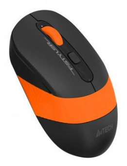 Мышь A4Tech Fstyler FG10 черный/оранжевый оптическая (2000dpi) беспроводная USB (4but) от магазина РЭССИ