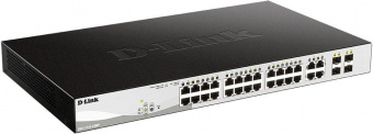 Коммутатор D-Link DGS-1210-28MP/FL1A 28G 24PoE+ 370W управляемый от магазина РЭССИ