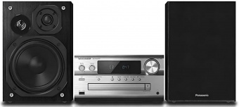 Микросистема Panasonic SC-PMX90EG-S серебристый 120Вт CD CDRW FM USB BT от магазина РЭССИ