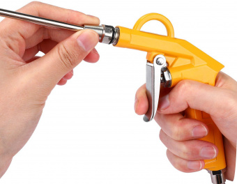 Набор пневмоинструментов Deko DKPT04 компл.:4 предмета 400л/мин оранжевый/черный от магазина РЭССИ