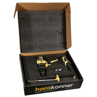 Аккумуляторная дрель Hanskonner б/щ удар PLATINUM 18В 1BatterySystem 165 Нм13 мм без АКБ и ЗУ HCD18165BL от магазина РЭССИ