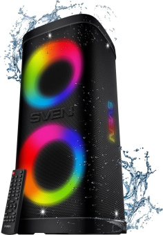Колонка порт. Sven АС PS-950 черный 160W Mono BT/3.5Jack 8800mAh (SV-022396) от магазина РЭССИ