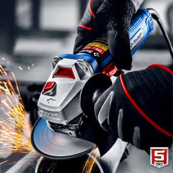 Углошлифовальная машина Зубр УШМ-П125-1500 ЭПСТ 1500Вт 9500об/мин рез.шпин.:M14 d=125мм от магазина РЭССИ