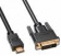 Картинка Кабель Buro HDMI-19M-DVI-D-1.8M HDMI (m) DVI-D (m) 1.8м феррит.кольца черный от магазина РЭССИ Кабель Buro HDMI-19M-DVI-D-1.8M HDMI (m) DVI-D (m) 1.8м феррит.кольца черный от магазина РЭССИ