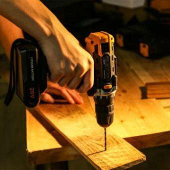 Дрель-шуруповерт Deko DKCD20FU-Li аккум. патрон:быстрозажимной (кейс в комплекте) (063-4178) от магазина РЭССИ