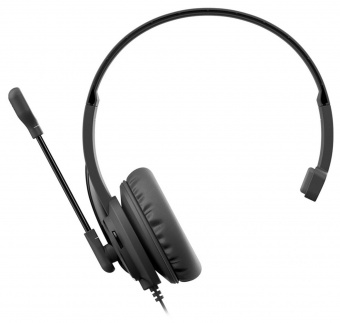 Наушники с микрофоном A4Tech HS-11 черный 2м накладные оголовье (HS-11/3.5MM PLUG/BLACK) от магазина РЭССИ