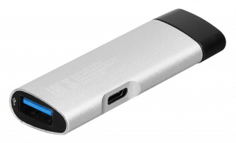Устройство чтения карт памяти USB Type-C SunWind SW-CR056-S серебристый от магазина РЭССИ