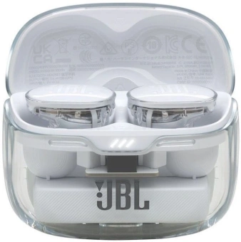 Гарнитура внутриканальные JBL Tune Buds Ghost белый беспроводные bluetooth в ушной раковине (JBLTBUDSGWHT) от магазина РЭССИ