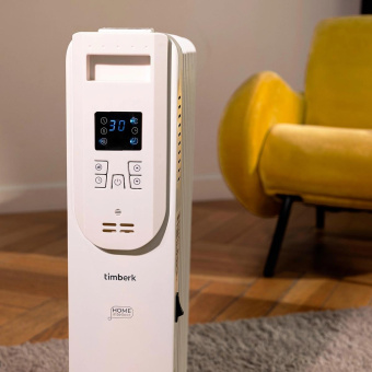 Радиатор масляный Timberk Home Intellect T-OR1507-F10E-WF 1500Вт белый от магазина РЭССИ