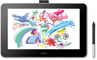 Графический планшет Wacom One DTC133W0B LED USB Type-C белый от магазина РЭССИ