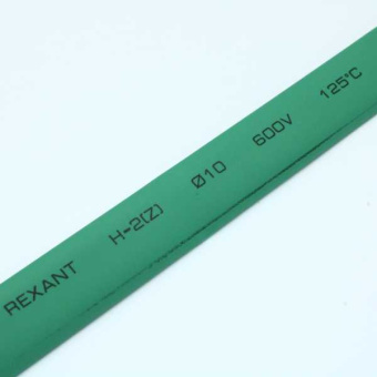 Трубка термоусадочная 10,0/5,0 зеленая от магазина РЭССИ