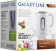 Картинка Чайник электрический Galaxy Line GL 0212 1.7л. 2200Вт белый (корпус: пластик) от магазина РЭССИ Чайник электрический Galaxy Line GL 0212 1.7л. 2200Вт белый (корпус: пластик) от магазина РЭССИ