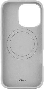 Чехол (клип-кейс) uBear для Apple iPhone 16 Pro Touch with MagSafe светло-серый (CS408LG63PTH-I24M) от магазина РЭССИ