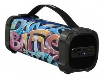 Колонка порт. Hyundai H-PAC460 черный 9W 1.0 BT/3.5Jack/USB 10м 1500mAh от магазина РЭССИ