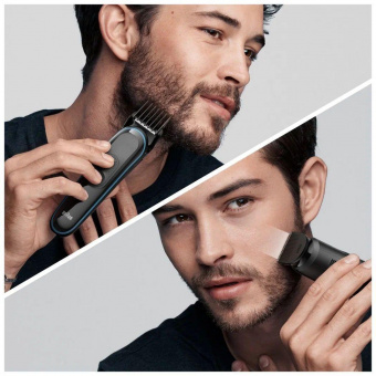 Триммер Braun MGK3345 синий/черный (насадок в компл:5шт) от магазина РЭССИ