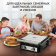 Картинка Электрогриль GFGril GF-151 2000Вт черный/серебристый от магазина РЭССИ Электрогриль GFGril GF-151 2000Вт черный/серебристый от магазина РЭССИ