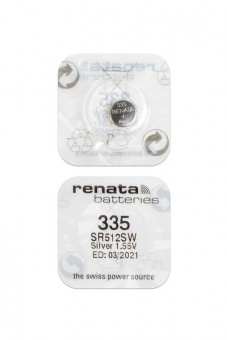 Элемент питания RENATA SR512SW   335 (0%Hg), опт.упак. 10 шт от магазина РЭССИ