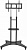 Стойка для телевизора Cactus CS-ST31 черный 37"-75" макс.81.6кг напольный мобильный от магазина РЭССИ