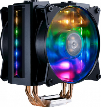 Устройство охлаждения(кулер) Cooler Master MA410M ARGB Soc-AM4/1151/1200/2066 4-pin 6-31dB Al+Cu 150W 820gr LED Ret от магазина РЭССИ
