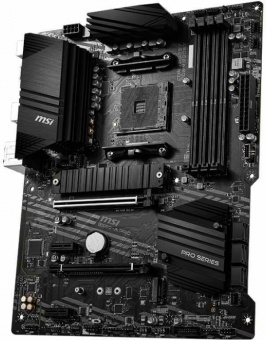 Материнская плата MSI B550-A PRO Soc-AM4 AMD B550 4xDDR4 ATX AC`97 8ch(7.1) GbLAN RAID+HDMI+DP от магазина РЭССИ