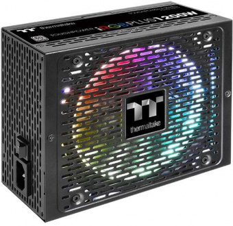 Блок питания Thermaltake ATX 1200W Toughpower iRGB Plus 80+ platinum (24+4+4pin) APFC 140mm fan color LED 12xSATA Cab Manag RTL от магазина РЭССИ
