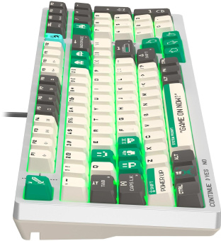 Клавиатура A4Tech Bloody S98 Pixels Green механическая белый/бежевый USB for gamer LED (S98) от магазина РЭССИ