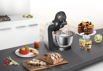 Кухонная машина Bosch MUM59M55 планетар.вращ. 1000Вт черный от магазина РЭССИ