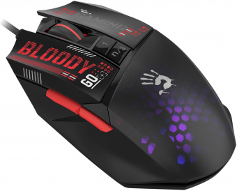 Мышь A4Tech Bloody W60 Max Mini черный оптическая (12000dpi) USB (9but) от магазина РЭССИ