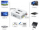 Картинка Адаптер аудио-видео Premier 5-985 HDMI (f)/3хRCA (f) белый (5-985W) от магазина РЭССИ Адаптер аудио-видео Premier 5-985 HDMI (f)/3хRCA (f) белый (5-985W) от магазина РЭССИ