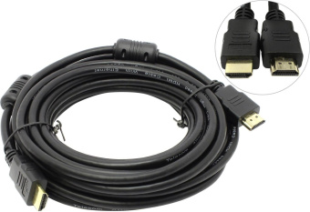 Кабель соединительный аудио-видео Premier 5-813 HDMI (m)/HDMI (m) 15м. феррит.кольца позолоч.конт. черный (5-813 15.0) от магазина РЭССИ