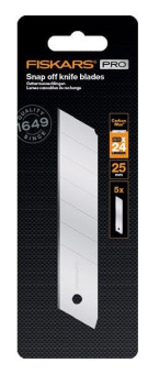 Лезвие Fiskars CarbonMax 25мм лезв.5шт серебристый (1027233) от магазина РЭССИ