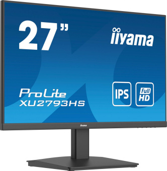 Монитор Iiyama 27" ProLite XU2793HS-B6 черный IPS LED 1ms 16:9 HDMI M/M матовая 1000:1 250cd 178гр/178гр 1920x1080 100Hz DP FHD 4.6кг от магазина РЭССИ
